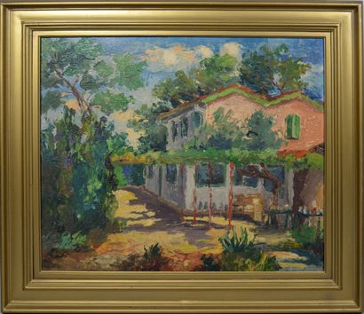 null Marius Jean GARDON (né en 1914)

"Chez Frédéric - Ile Saint Honorat"

Huile...