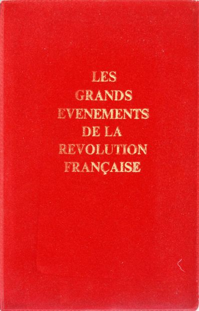 null "Les grands évènements de la révolution française". Coffrets de cinq médailles...