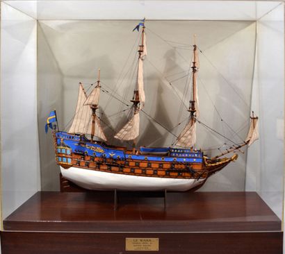 null J. C. RUDEAUX (XXe)


Maquette du bateau "LE WASA" ou "LE VASA" en bois polychrome...