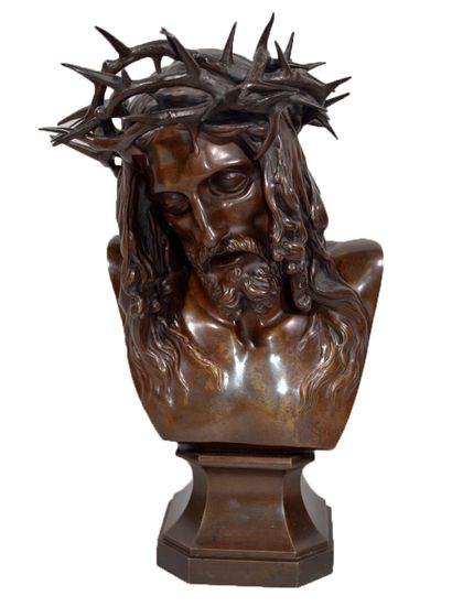 null François RUDE (1784-1855) 


"Christ à la couronne d'épine"


Épreuve en bronze...