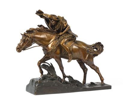 null Jean-Léon GEROME (1824-1904)


"César franchissant le Rubicon"


Bronze à triple...