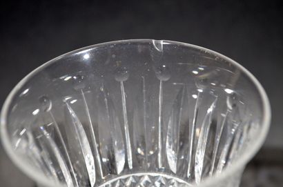 null SAINT-LOUIS (Attribué à), modèle "Tommy"

Suite de huit verres en cristal à...