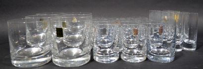 null SAINT-LOUIS

Service de verres cylindriques en cristal comprenant 6 verres à...