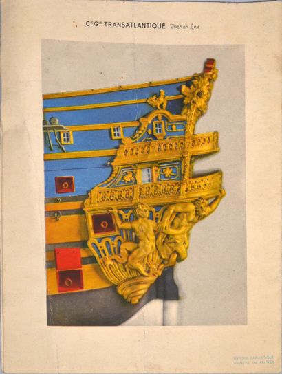 null DÉJEUNER DU 10 JUILLET 1937 du paquebot "Champlain"

MENU à la couverture illustrée...