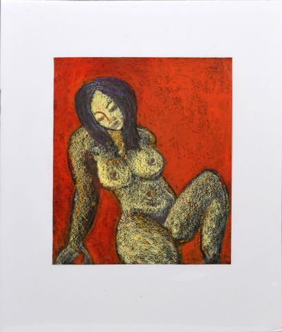 null Guy LECLERC-GAYRAU (1942-1992)

"Femme nue"

Pastel sur papier signé en haut...
