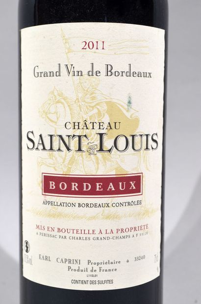 null 23 bouteilles de CHATEAU SAINT-LOUIS Bordeaux 2011