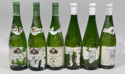 null Lot de vins de Savoie comprenant : 

- 3 bouteilles d'APREMONT domaine Jean...