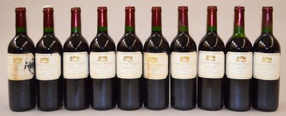 null 10 bouteilles de CHATEAU PESQUEY Bordeaux ABC 1997