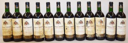 null 12 bouteilles de CHATEAU VILLOT Bordeaux Supérieur de Laurent Musset 1988