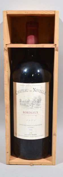 null 1 Jéroboam de CHATEAU DE NIVELLE Bordeaux Johannès Boubée négociant 2001

C...