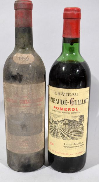 null 1 bouteille de CHATEAU GOMBAUDE-GUILLOT Pomerol 1959 (Niveau : Haute épaule)

1...