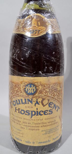 null 3 bouteilles de MOULIN A VENT DES HOSPICES 1977

(Niveau : de -2.5 à 5 cm)