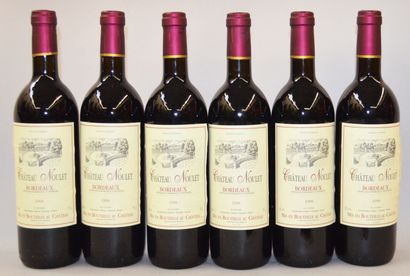 null 6 Bouteilles de CHATEAU NOULET Bordeaux SCA Decrain Propriétaires 1998

(étiquettes...