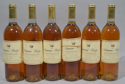 null 6 bouteilles de DOMAINE ROZES Muscat de Rivesaltes Tarquin propriétaires 19...