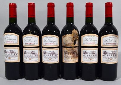 null 6 bouteilles de CHATEAU LA DOMEQUES Corbières Roger et fils 1998

(Étiquette...