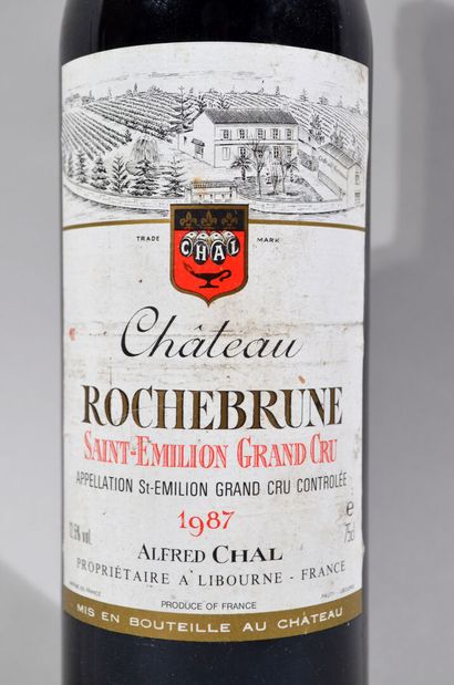 null 1 bouteille de CHATEAU ROCHEBRUNE 1987