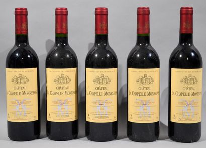 null 17 bouteilles de CHATEAU LA CHAPELLE MONREPOS Castillon Côtes de Bordeaux 2...