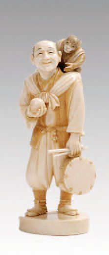 OKIMONOS en ivoire Japon XIXe siècle: D....