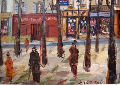 null Francis LE COADIC (né en 1912)

"Montmartre et la Maison Catherine"

Huile sur...