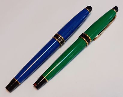 WATERMANN - Suite de deux stylos plume avec...