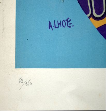 null André LHOTE (1885-1962)

"L'âge mécanique"

Lithographie en couleur signée en...