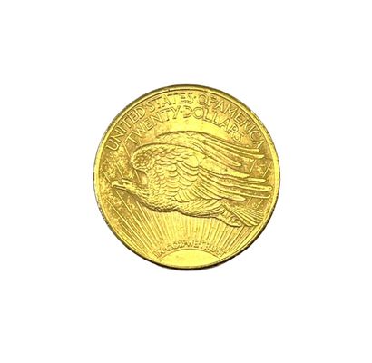 null Une pièce de 20 dollars en or LIBERTY 1908

Poids : 33,51 g