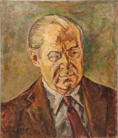 null Isaac LISIE (1892-1983)
"Portrait d'homme"
Huile sur toile signée en bas à gauche
55...