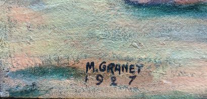 null M. GRANET (XXe)
"Accident de cheval"
Huile sur toile signée en bas à gauche...