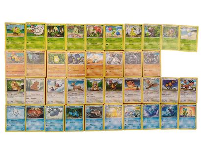 null Lot de 221 cartes POKEMON.
(usures)