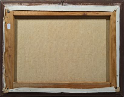 null Yvon DIEULAFE (1903-1990)
"La chaumière"
Huile sur toile signée en bas à droite
34...