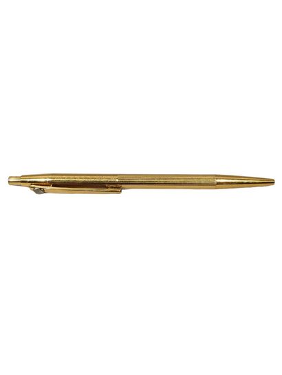 MONTBLANC 
Ballpoint pen in gilded metal...