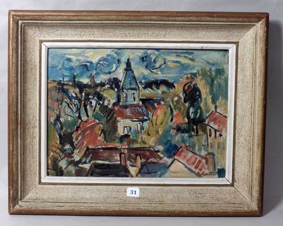 null Max Michel AGOSTINI (1914-1997)
"Vue de Village" 
HSP SBD - 24,5 x 33,5 cm
...