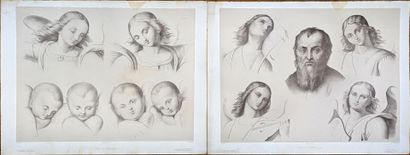 null D'après LE PERUGIN, gravé par A.MARQUET lithographié par JACOTT
"St Paul, St...