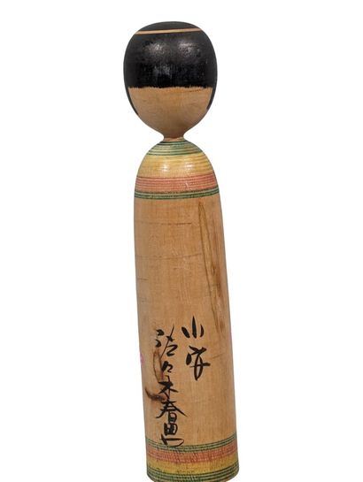 null JAPON
Poupée "kokeshi" en bois peint à décor de fleur de cerisier.
Hauteur :...
