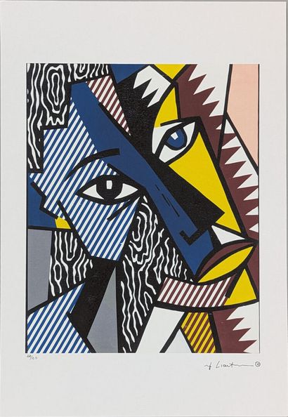 null Roy LICHTENSTEIN (1923-1997) (d'après)
« Untitled » 
Reproduction en couleurs...