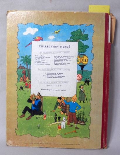 null HERGE. – Les Aventures de Tintin. L’Affaire Tournesol. – In-8 cartonné, dos...