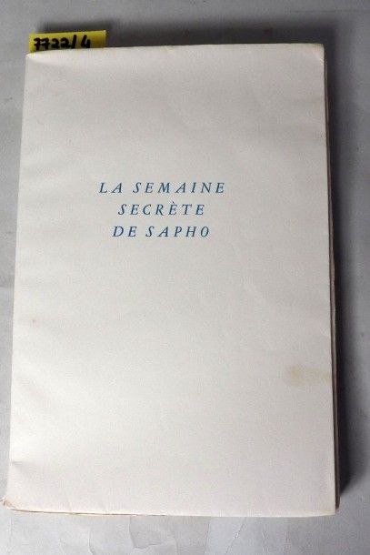 null La semaine secrète de Sapho N° 132 / 300
La Chronique des Dames Contemporaines,...