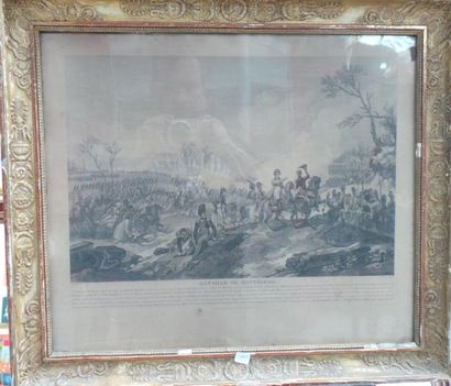 Naudet Thomas-Charles (1773-1810) d'après Bataille de Vurtchen. Cadre (restauration)....