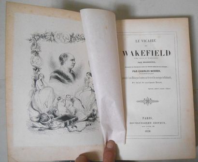 null VARIA - 16 vol. dont 4 brochés * LE VICAIRE DE WAKEFIELD par Charles NODIER,...