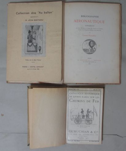 null Locomotion : Lot de 42 livres ou catalogues illustrés. BARTHOU (Léon). Collection...
