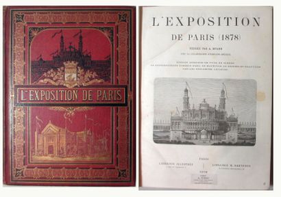 null (Paris) 2 vol. in-folio reliure cartonnage et un fascicule * L'EXPOSITION DE...