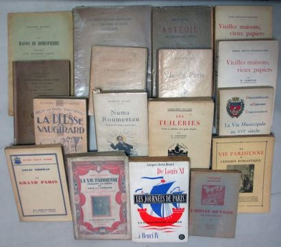 null (Paris) ROMANS et divers : lot de 24 vol. brochés dont : Comtesse DE PANGE,...
