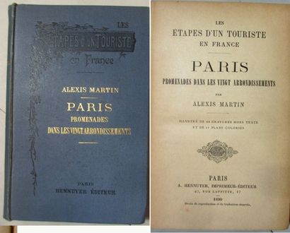 null GUIDES : 23 volumes dont NAGEL (2), guides bleus anciens avec carte : Paris...