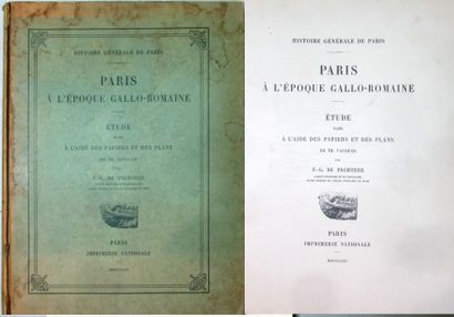 null Paris-Ile-de-France 7 vol. brochés (manque des tomes)éd. Des années 50 *Etude...