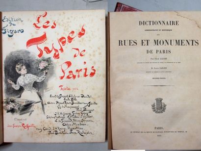 null (Paris) 3 vol. reliés * DICTIONNAIRE administratif et historique des RUES ET...