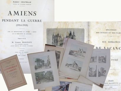 null VARIA - AMIENS - lot de volumes divers sur la ville d'Amiens, ses monuments...