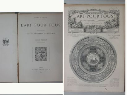 null L'ART.POUR.TOUS, Encyclopédie DE L'ART INDUSTRIEL ET DECORATIF- Paris, A.MOREL...