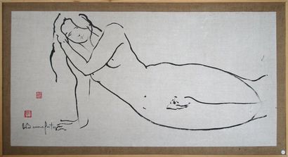 Alain Bonnefoit, Yumiko, 
135 x 69 cm, S...