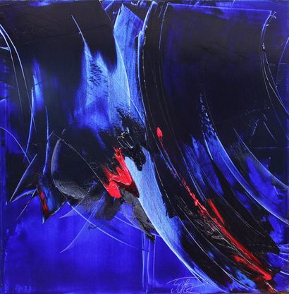 null Jean Soyer, sans titre, 100 x 100 cm, huile sur toile