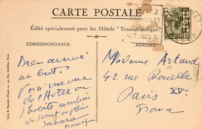 [ARTAUD Antonin] TREIZE CARTES POSTALES SIGNÉES À SA FAMILLE. 1933 - 1936.
Sept cartes...